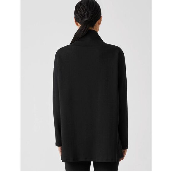 Eileen Fisher Cozy Brushed Terry Hug Funnel Neck Tops Bundle Size Medium - Picture 3 of 10